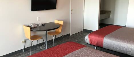 Free WiFi, bed sheets