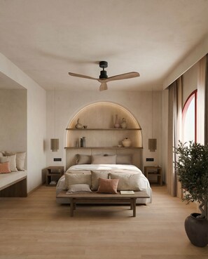Double Room | 1 bedroom, premium bedding, minibar, in-room safe - The Cook Book Gastro Boutique Hotel & Spa (Calpe)