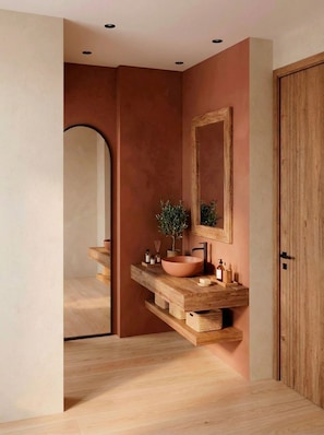 Combined shower/tub, designer toiletries, hair dryer, towels - The Cook Book Gastro Boutique Hotel & Spa (Calpe)
