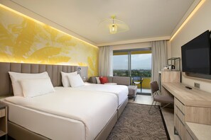 Quarto standard, vista para o jardim | Frigobar, cofres nos quartos, escrivaninha