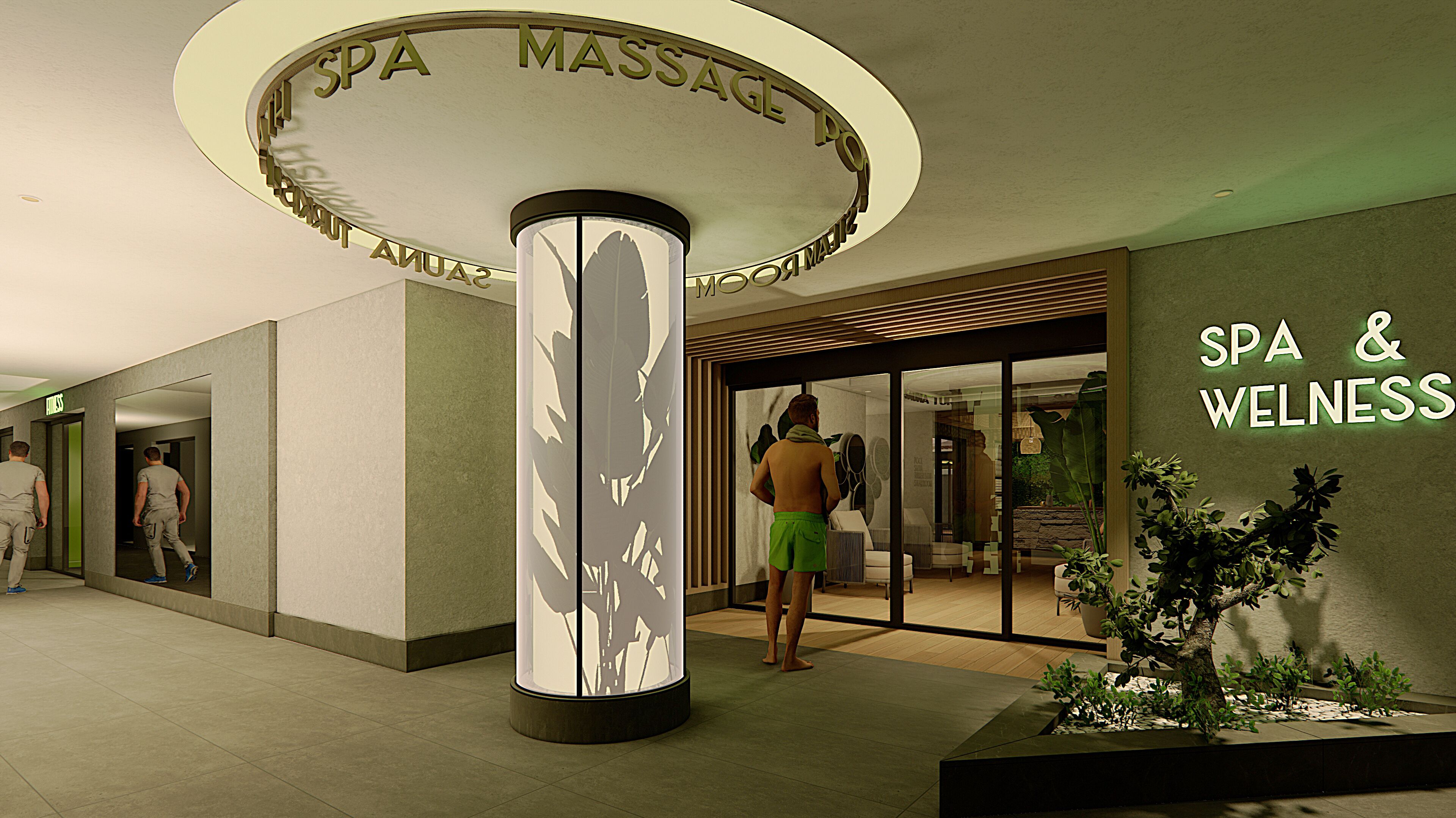 Espace de soins pour les couples, sauna, hammam, hammam, soins corporels