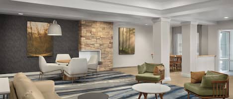 Sala de estar en el lobby