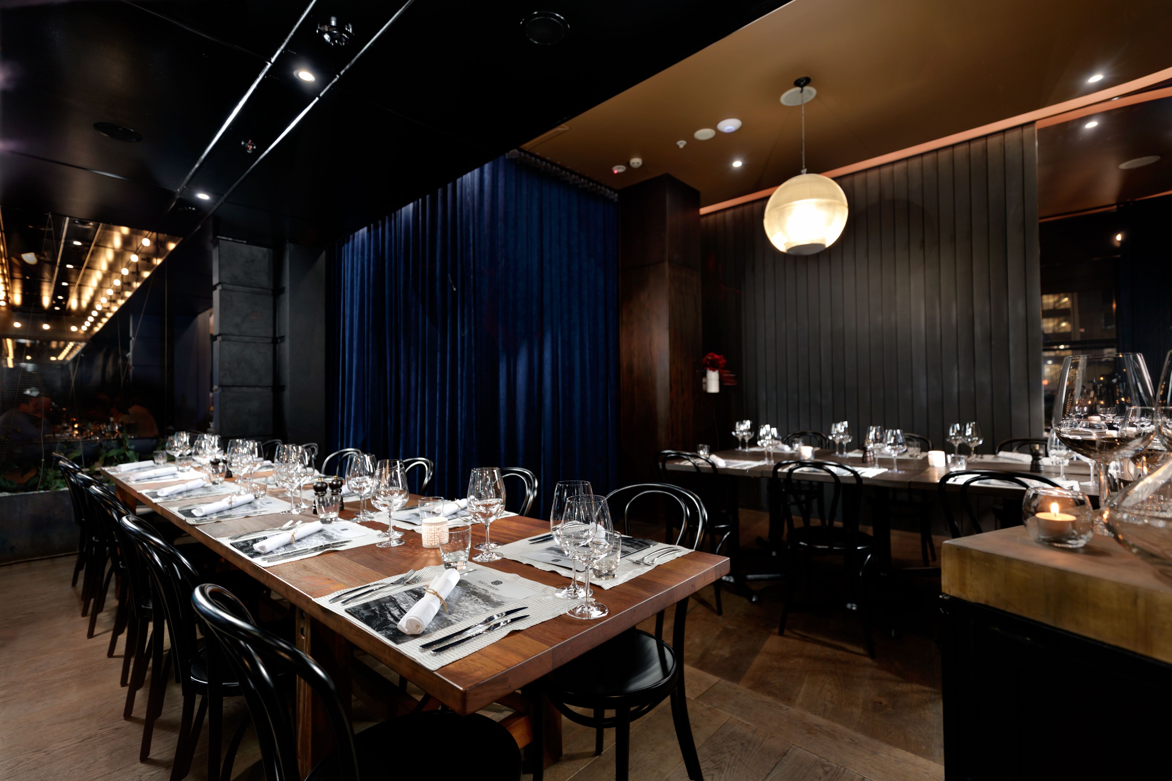 Breakfast, lunch and dinner served