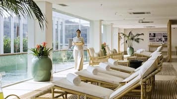 Steam room, massages