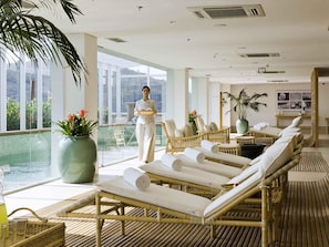 Dampfbad, Massageanwendungen