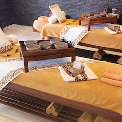 Behandelingskamers voor koppels, lichaamsbehandelingen, aromatherapie