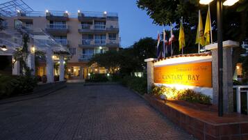 Front of property – evening/night