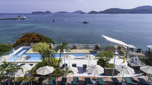 2 outdoor pools, pool umbrellas, sun loungers - Kantary Bay Hotel, Phuket (Wichit)