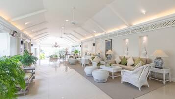 Sitteområde i lobbyen