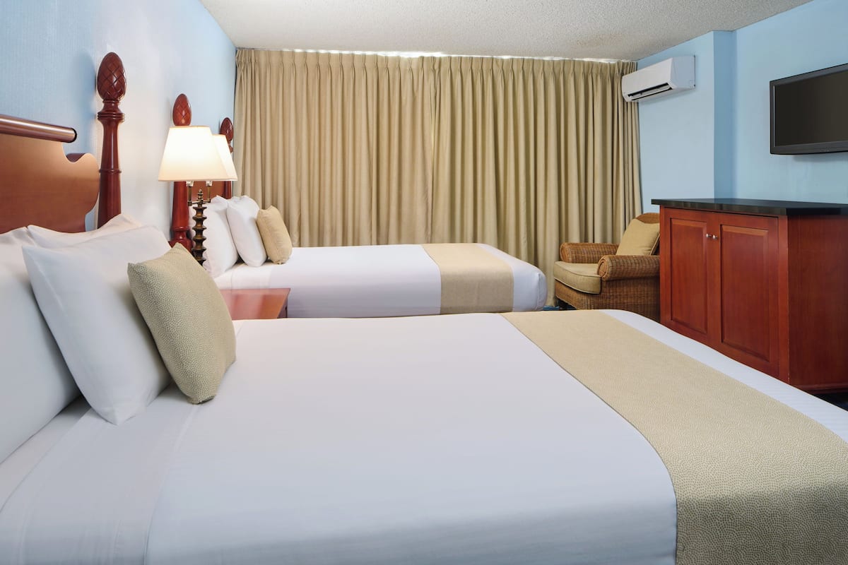 Pillow-top beds, in-room safe, desk, blackout curtains