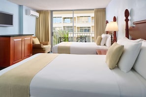 Pillowtop beds, in-room safe, blackout drapes, iron/ironing board