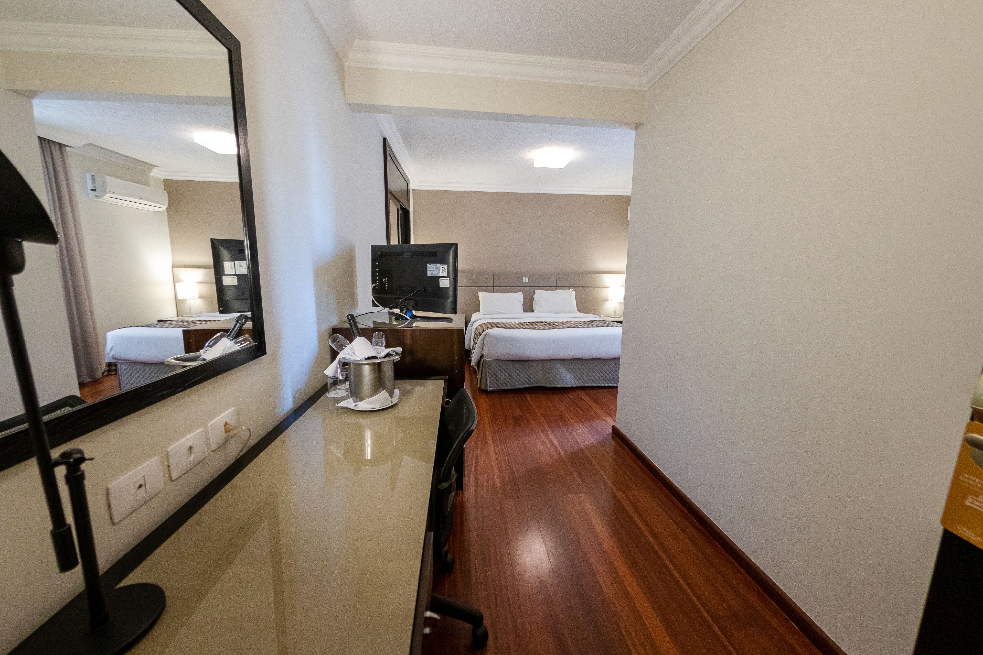 premium double room | 1 bedroom, minibar, in-room safe, desk