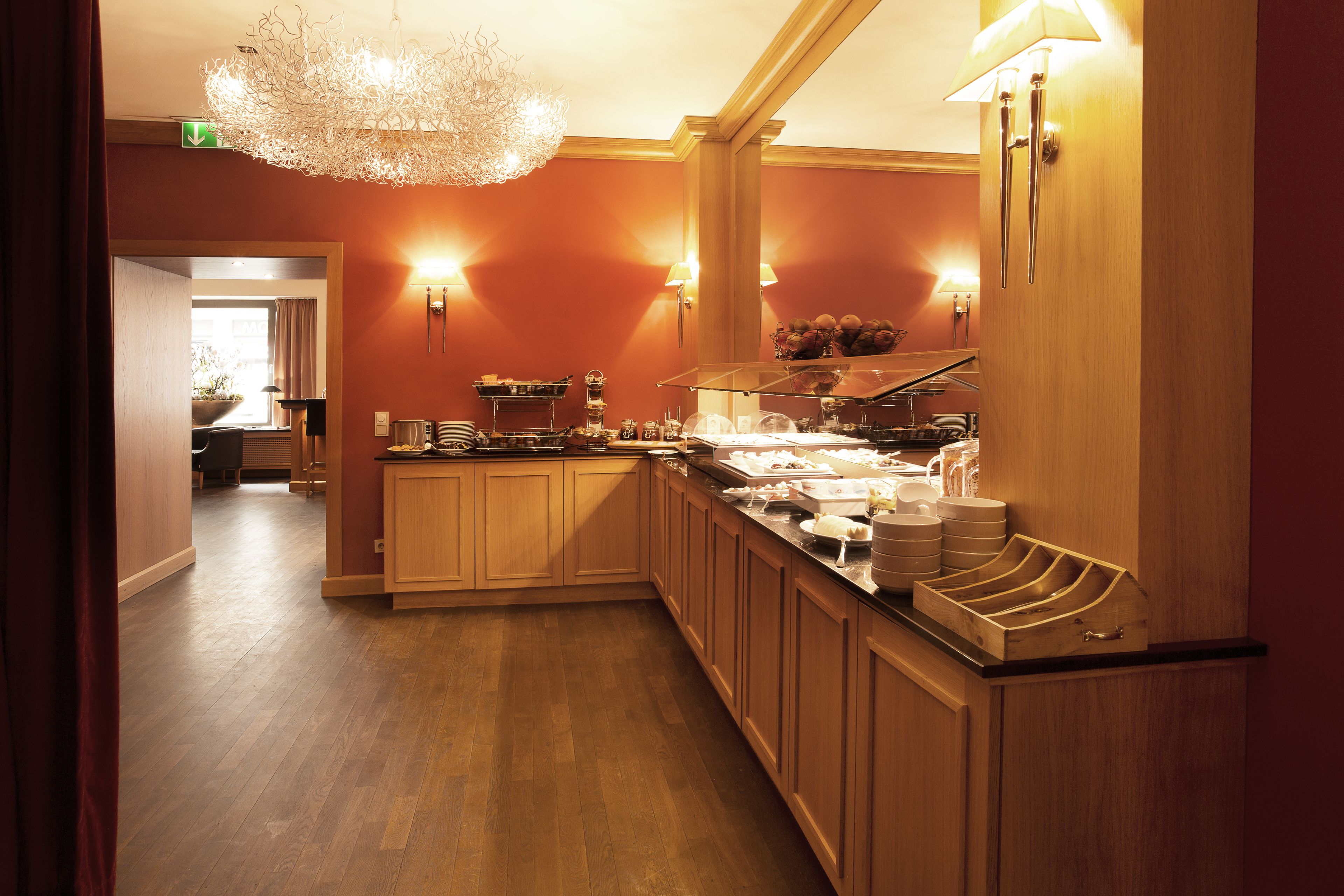 daily buffet breakfast (eur 10 per person)