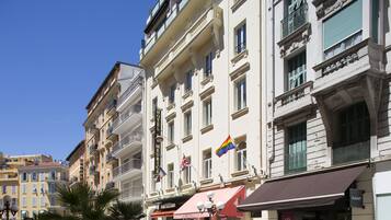 Blick von der Unterkunft