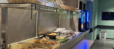Daily buffet breakfast (EUR 13 per person)
