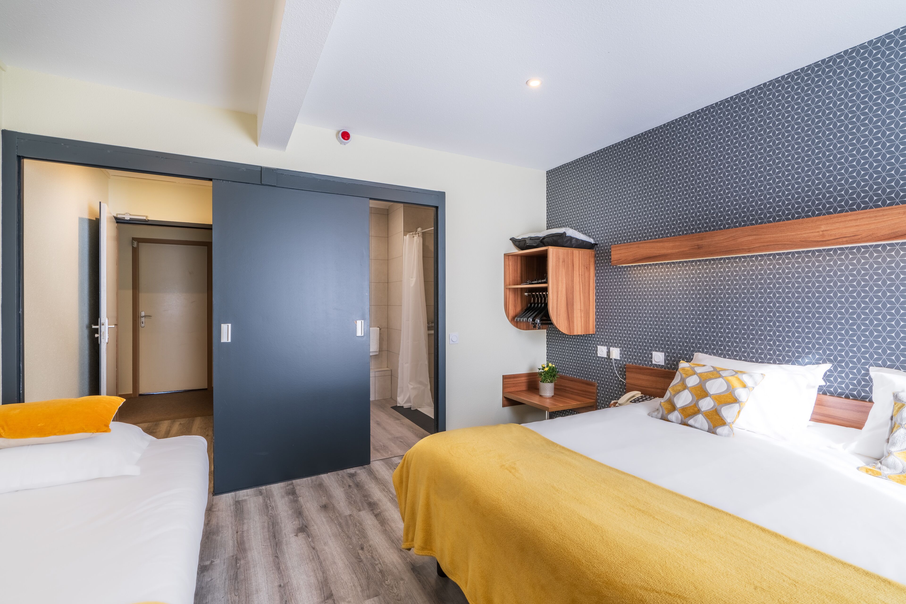 superior triple room, garden view | desk, blackout curtains, iron/ironing board, free wifi