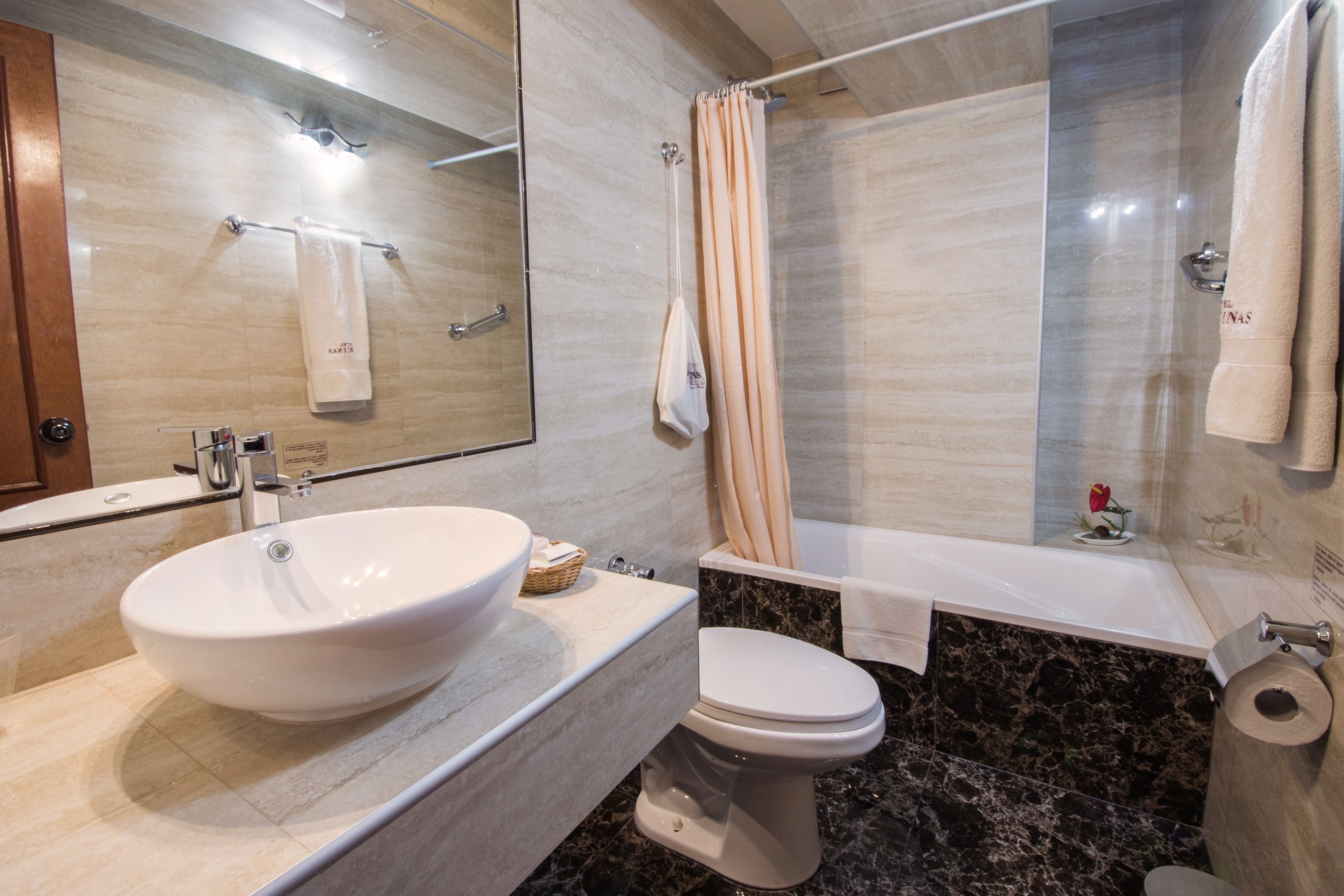 comfort single room, 1 large single bed | bathroom | hair dryer, towels