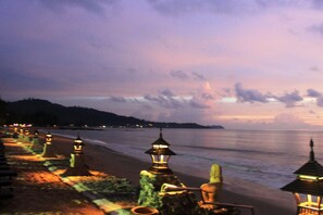 Front of property – evening/night