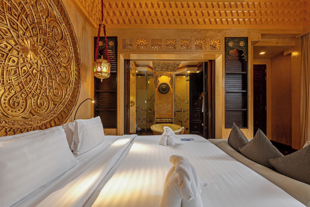 room, pool access (baray villa) | 1 bedroom, in-room safe, individually decorated, laptop workspace