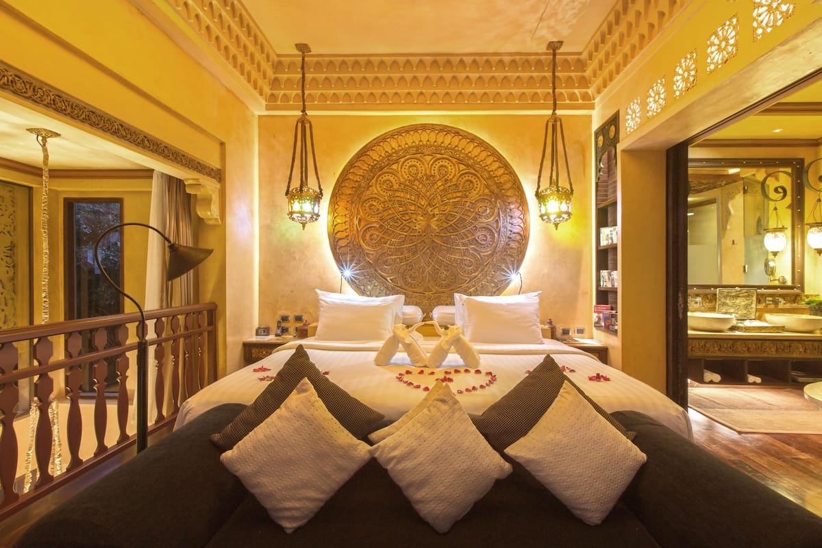 room, pool access (baray villa) | 1 bedroom, in-room safe, individually decorated, laptop workspace