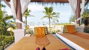 Hot tub, body treatments, aromatherapy, Thai massages, facials