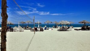 Private beach