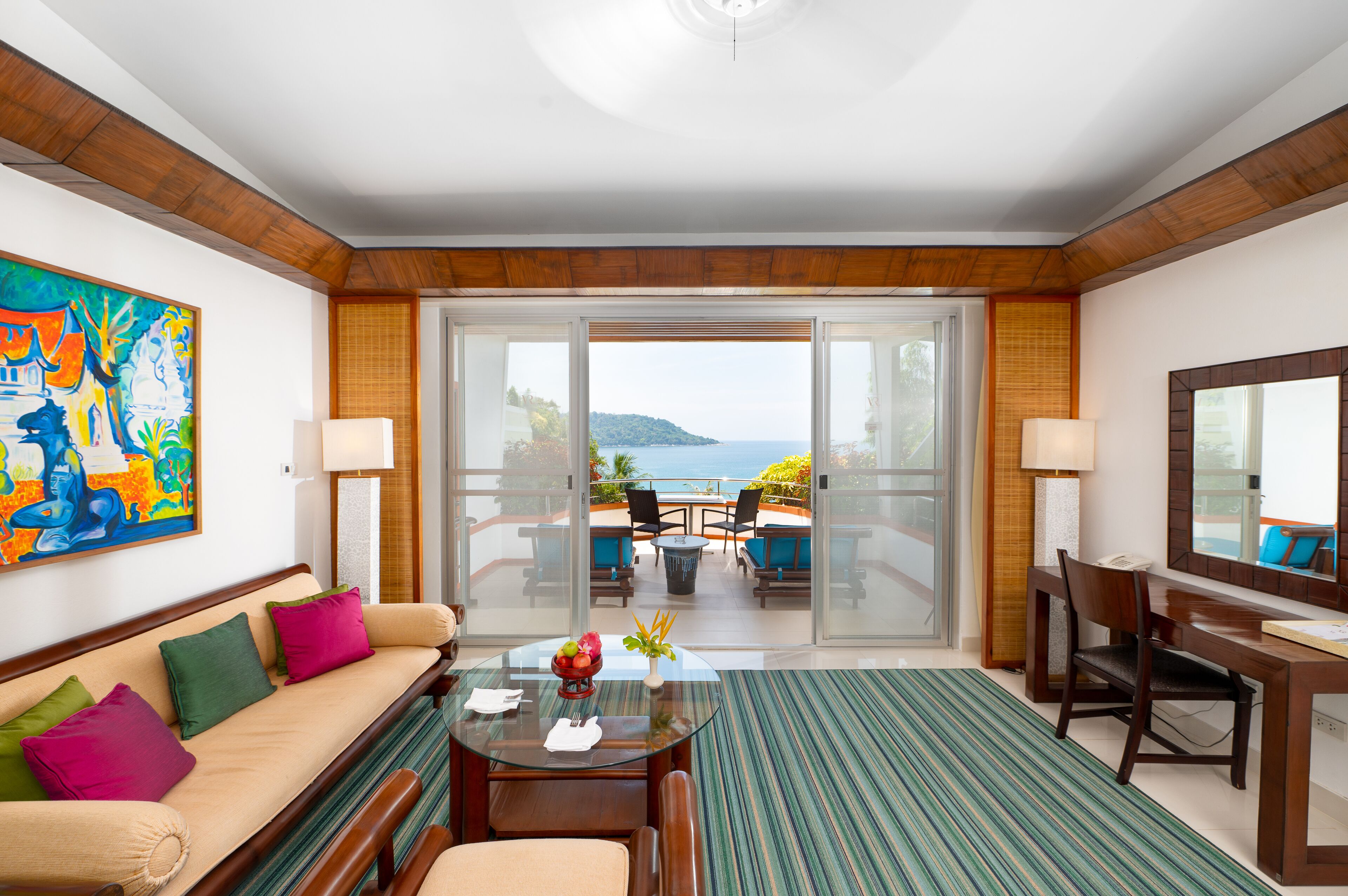 penthouse | living area | 42-inch smart tv with cable channels, tv, dvd player