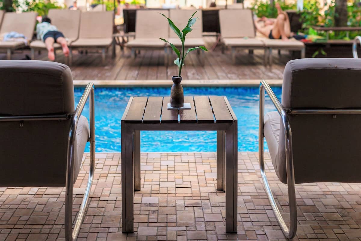 Deluxe Double or Twin Room, Pool Access | Terrace/patio