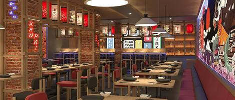 5 restaurants, breakfast, lunch, dinner served; Japanese cuisine