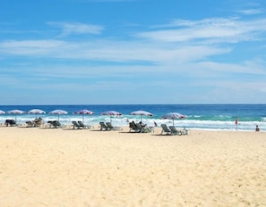 On the beach