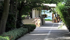 Interior entrance