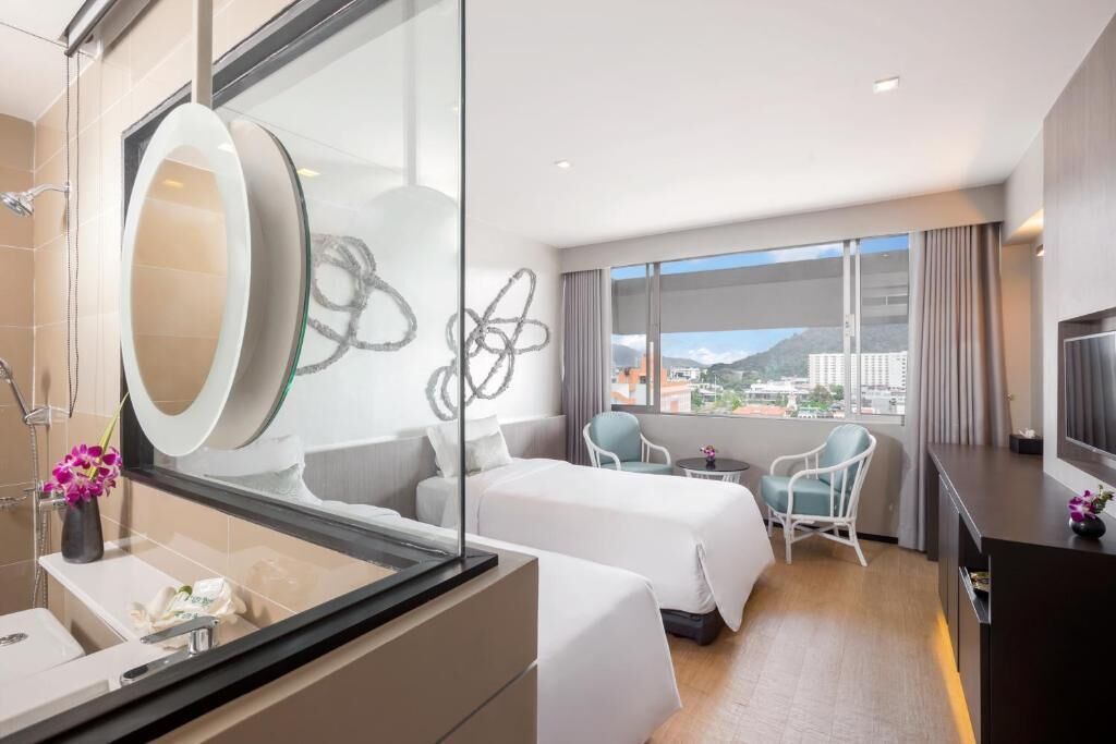 Minibar, in-room safe, desk, blackout curtains