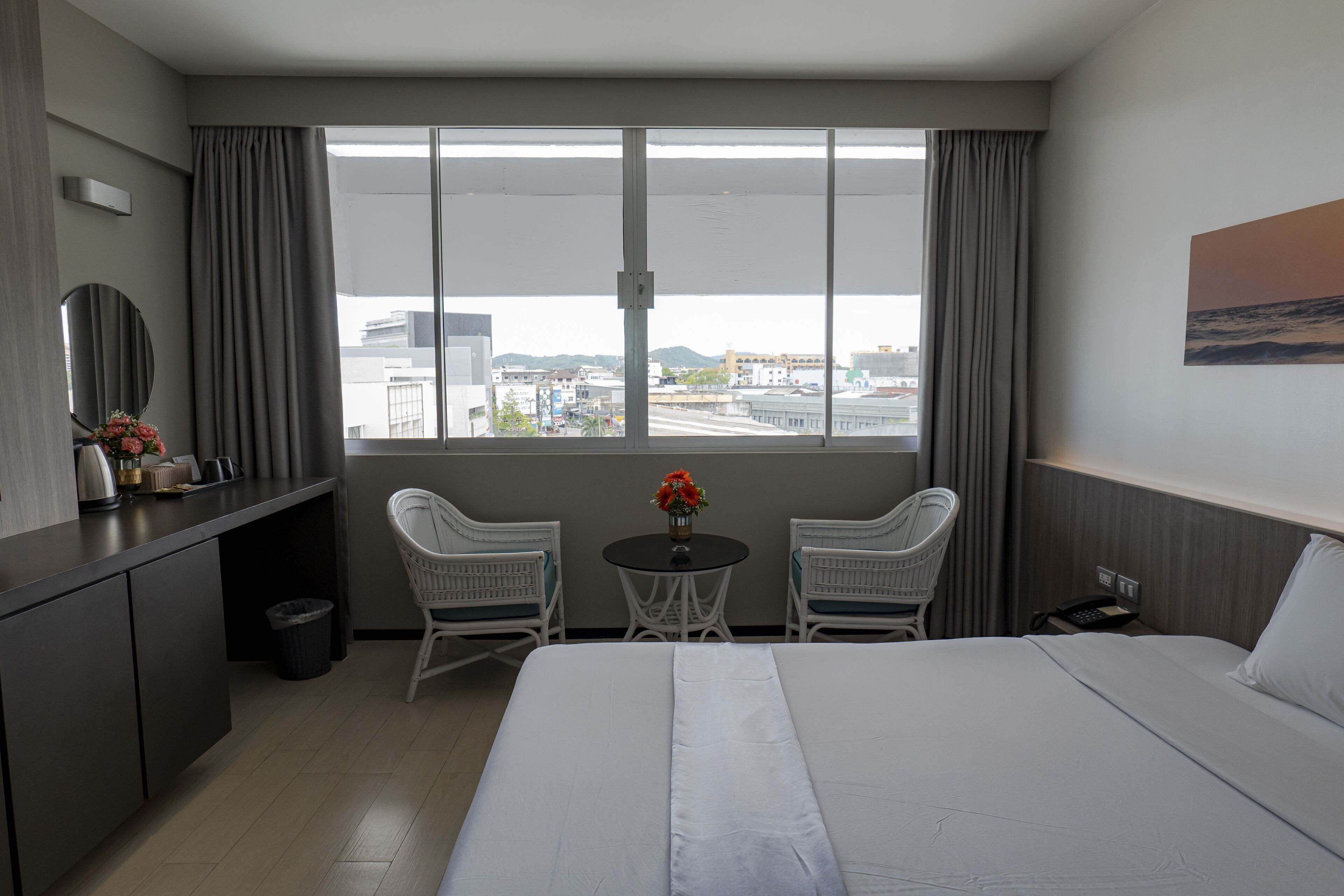 Minibar, in-room safe, desk, blackout drapes