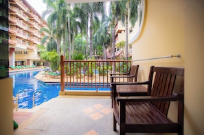 Poolside Access King Room with Balcony | View from room