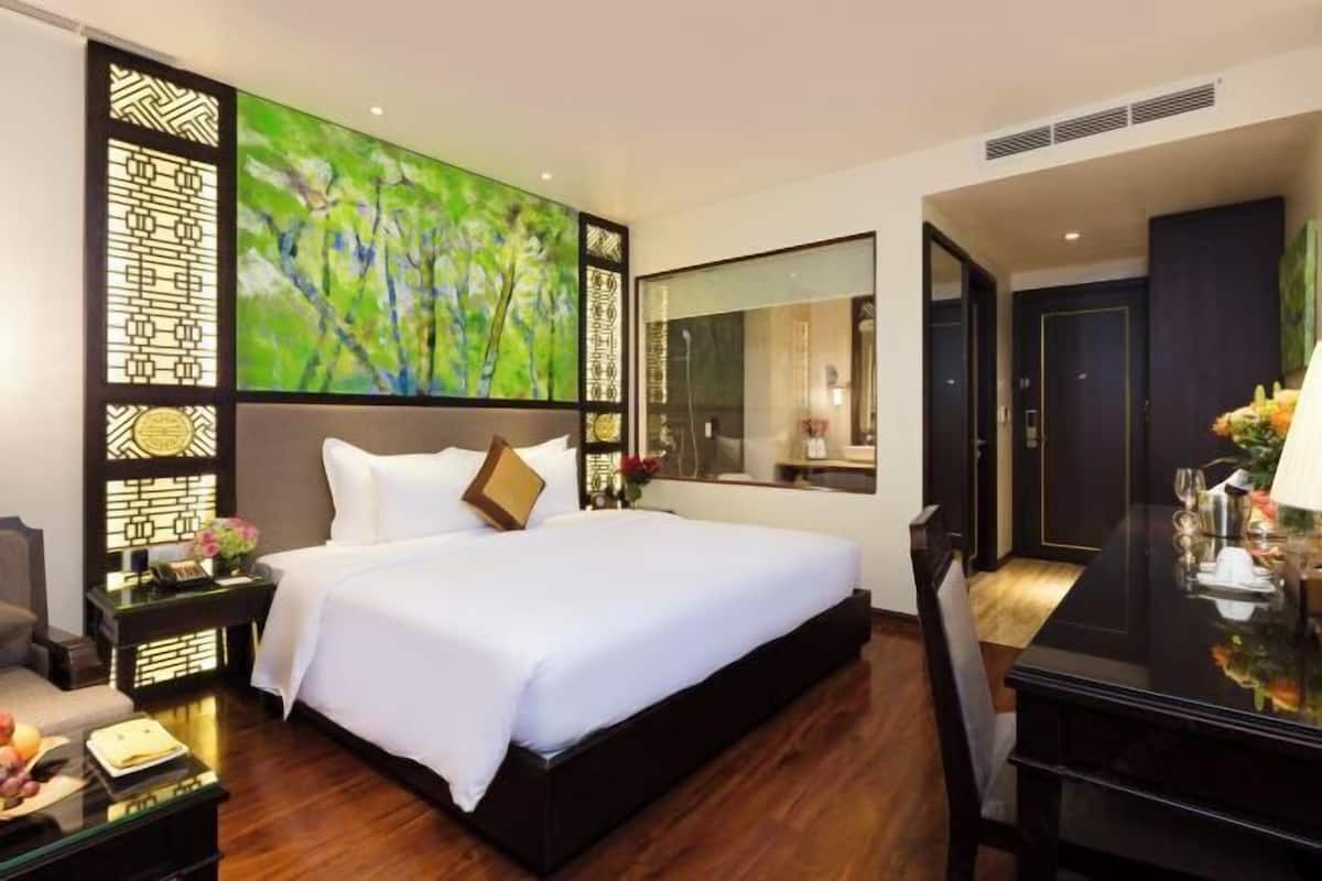 1 slaapkamer, luxe beddengoed, donzen dekbedden, pillowtop-bedden