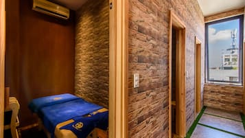 Steam room, body treatments, deep-tissue massages, Thai massages