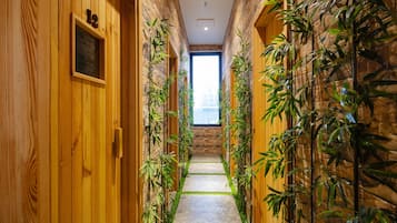 Steam room, body treatments, deep-tissue massages, Thai massages