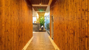 Steam room, body treatments, deep-tissue massages, Thai massages