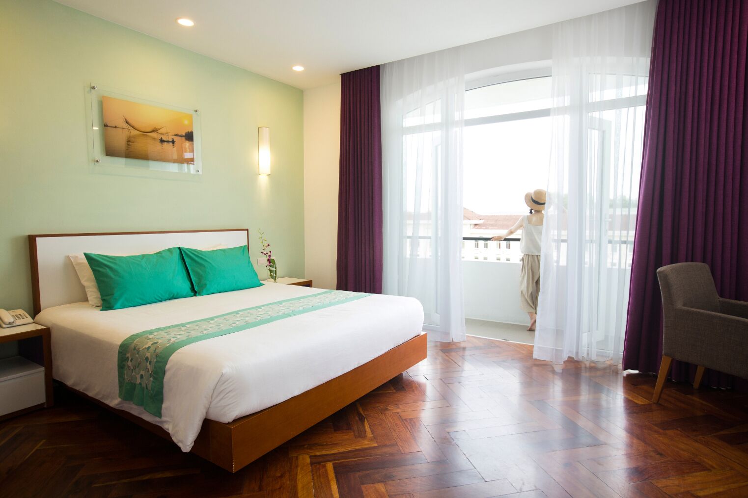 deluxe double room | view from room