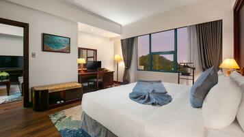 Minibar, in-room safe, desk, blackout drapes