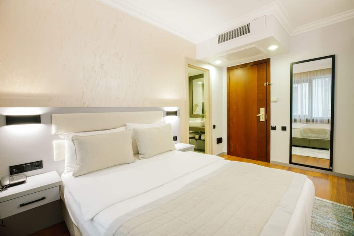 Standard Double Room | Egyptian cotton sheets, premium bedding, Select Comfort beds, minibar