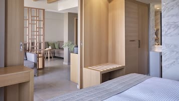 Two Bedroom Suite Pool View | Individually furnished, free WiFi, bed sheets