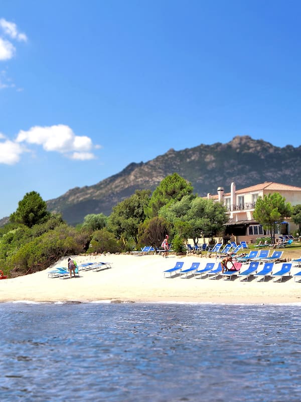 Private beach