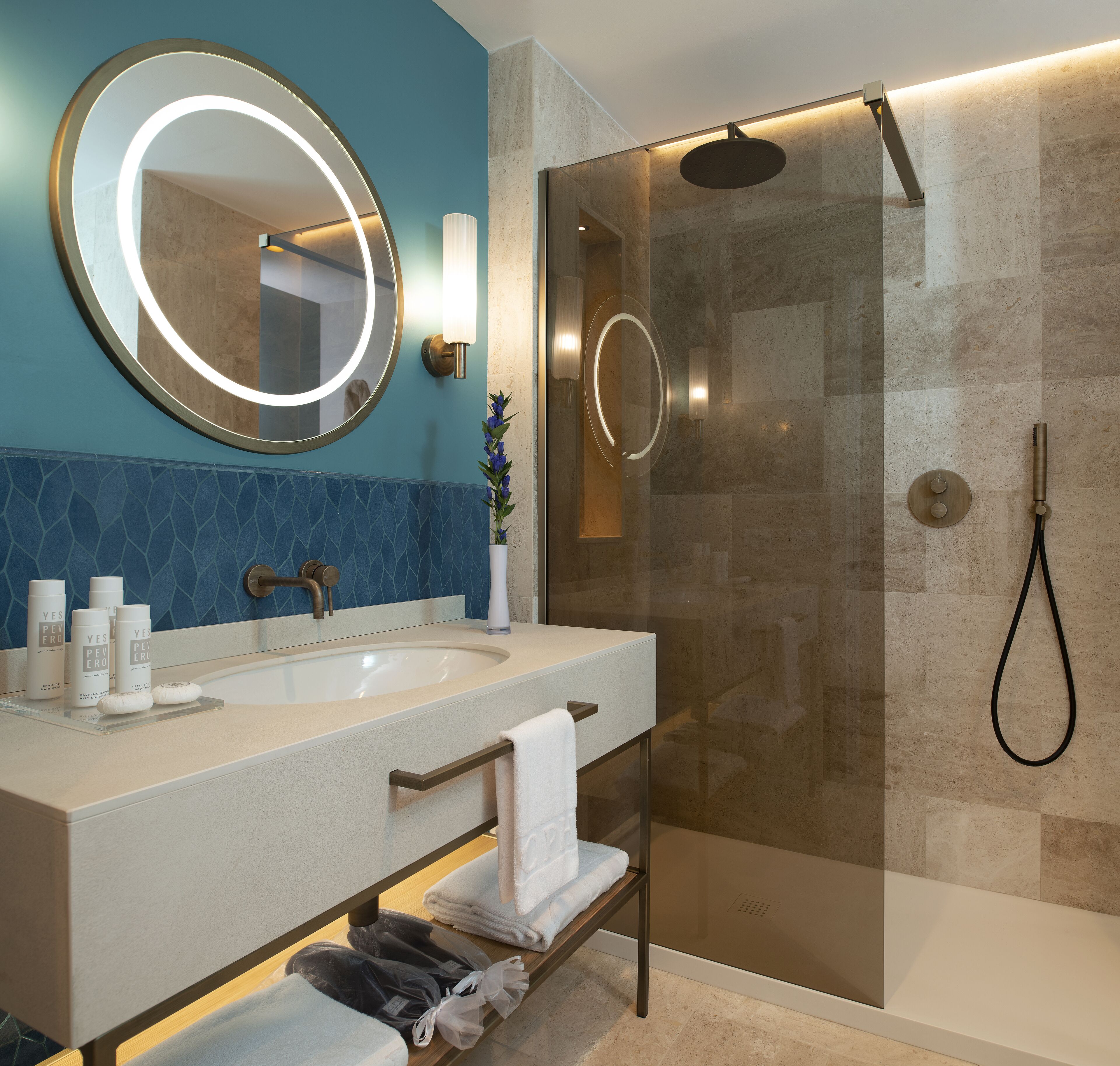 premium deluxe room, terrace, sea view | bathroom | free toiletries, hair dryer, slippers, bidet