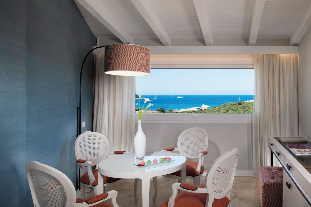 junior suite, terrace, sea view | 1 bedroom, hypo-allergenic bedding, minibar, in-room safe