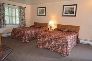 Standard Double Room Single Use, 2 Double Beds | Individually furnished, desk, laptop workspace, iron/ironing board