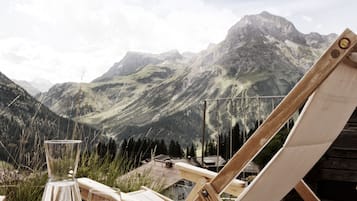 Vue sur les montagnes