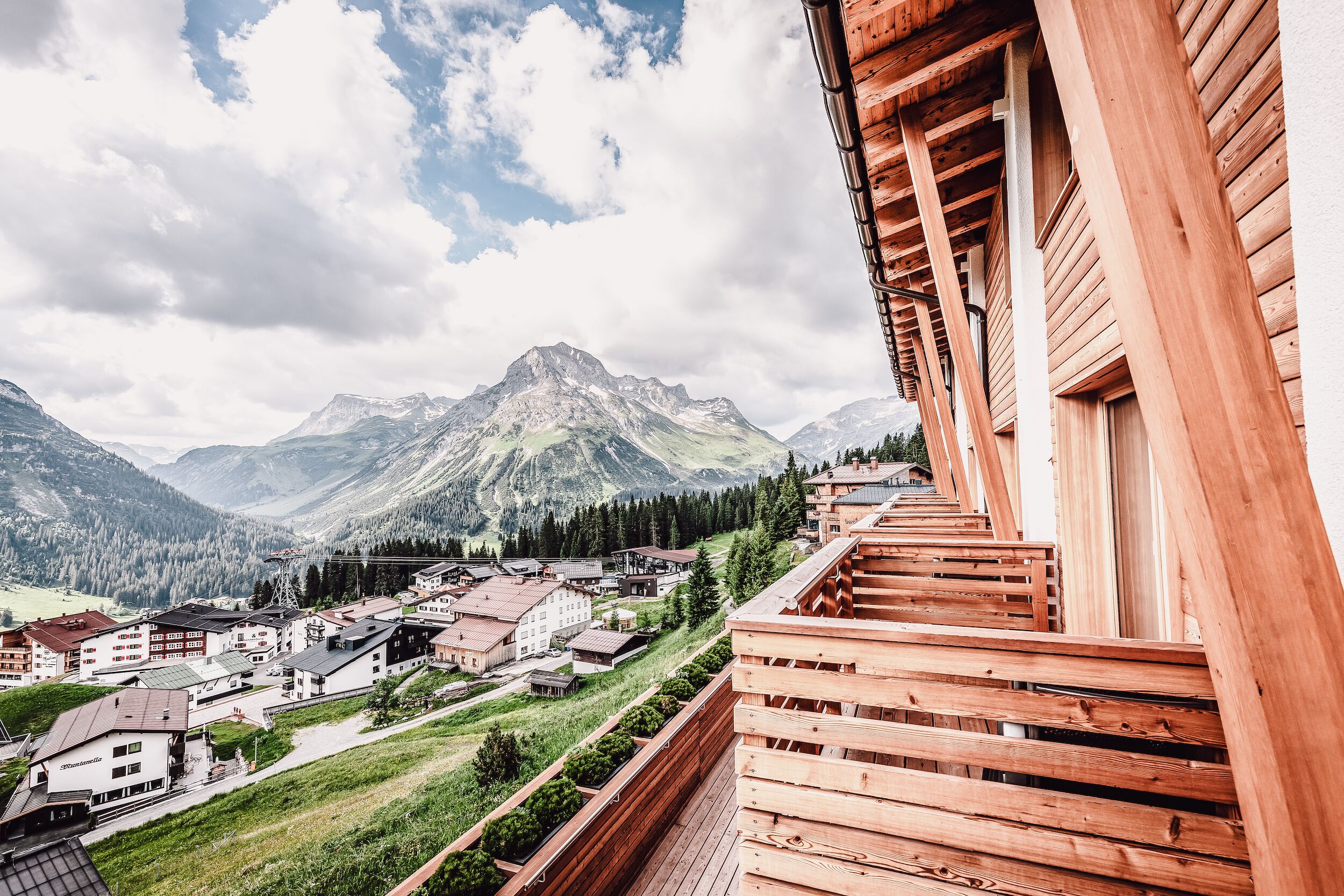 Vue depuis le balcon