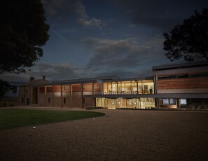 Front of property – evening/night