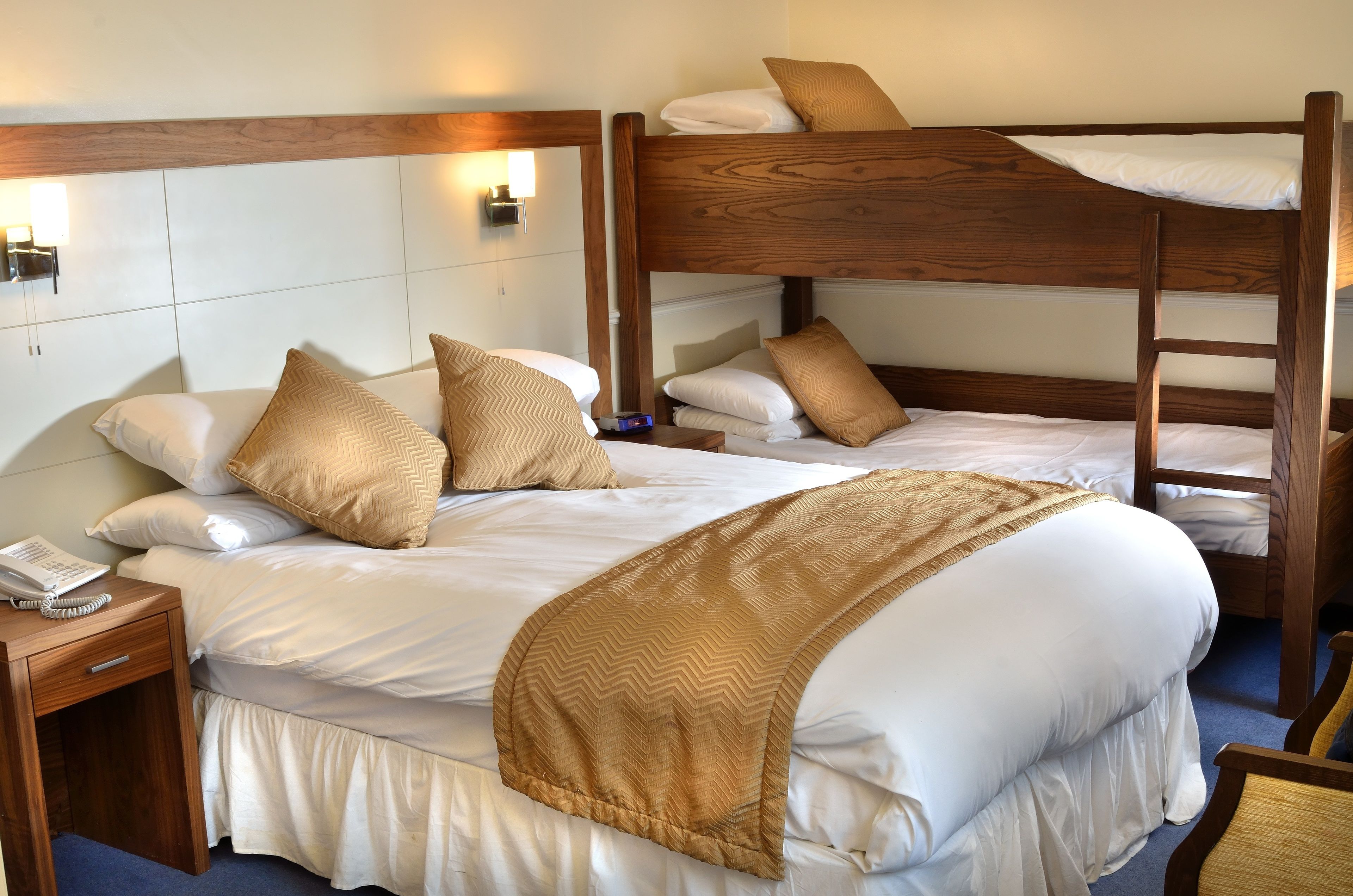 family room | 1 bedroom, individually decorated, desk, iron/ironing board